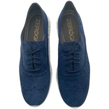 Cole Haan ZeroGrand Wingtip Oxford CLII Blazer Blue US Women's 5.5B