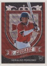2021 Panini Chronicles Crusade Ruby Wave Prizm 74/199 Geraldo Perdomo #8 qf6