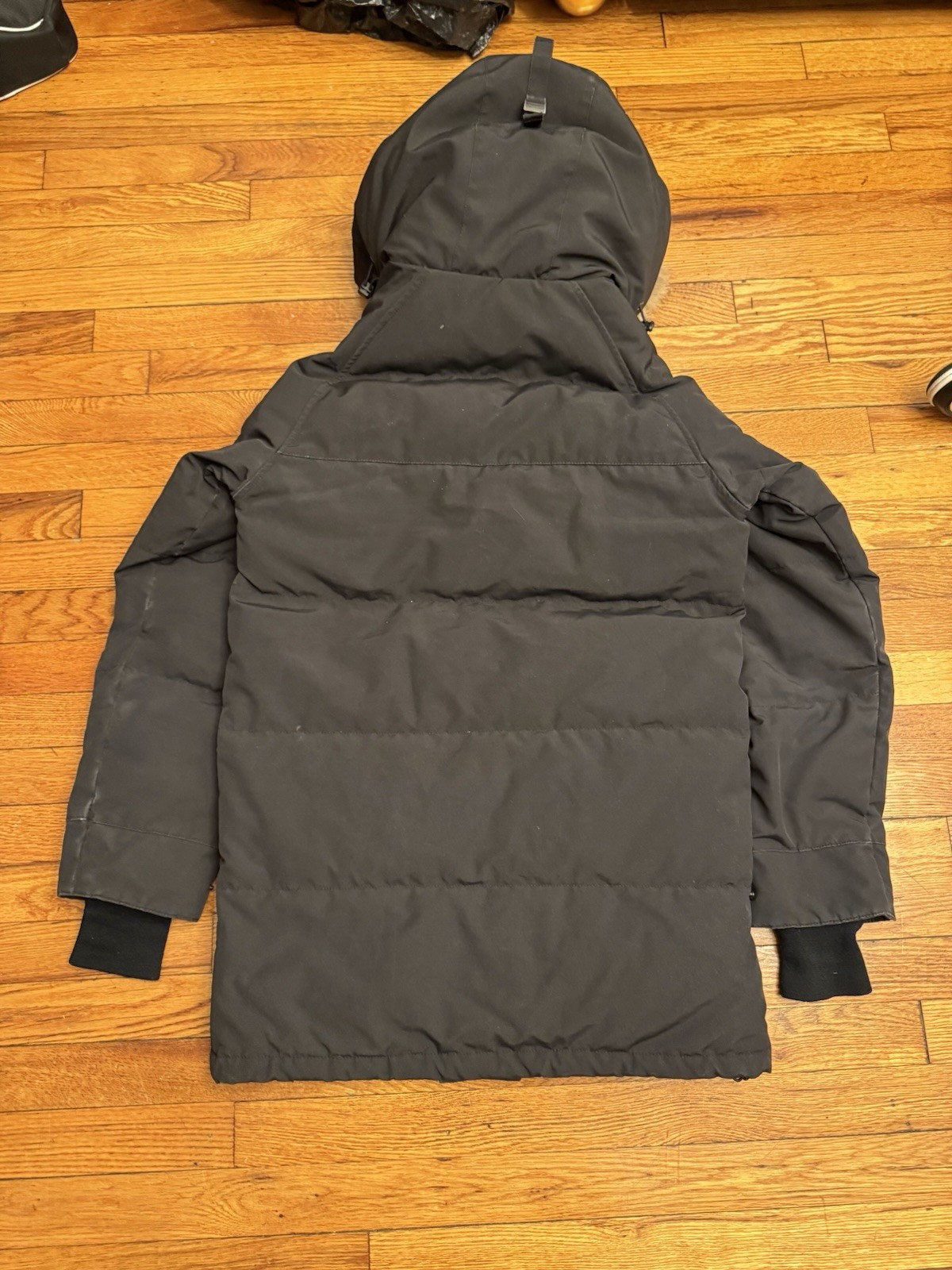 Canada Goose Emory Parka Heritage Small Fur Black Jacket 2580M Authentic image 9