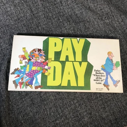 Vintage 1975 Parker Brothers PAY DAY Board Game Complete Classic Family Game
