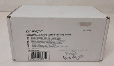 Kensington SD5550T Thunderbolt 3 and USB-C Docking Station - New/Sealed