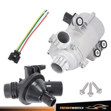 Electric Water Pump with Thermostat Kit For BMW 2012-2016 2017 L4 2.0L/L6 3.0L