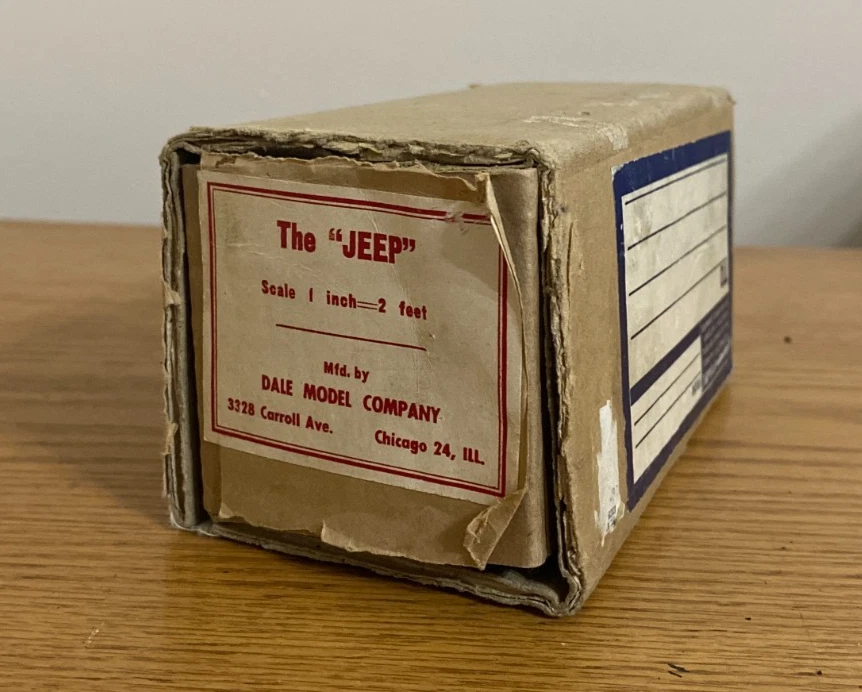 Dale Diecast Will's WWII Jeep & Original Box TA-16 - Image 3 of 4