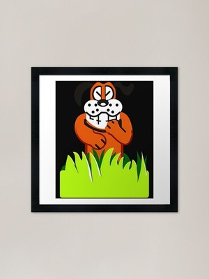 Entenjagd Spiel Verlierer gerahmtes Kunst Pri gerahmtes Wandbild Poster Leinwanddruck Bild
