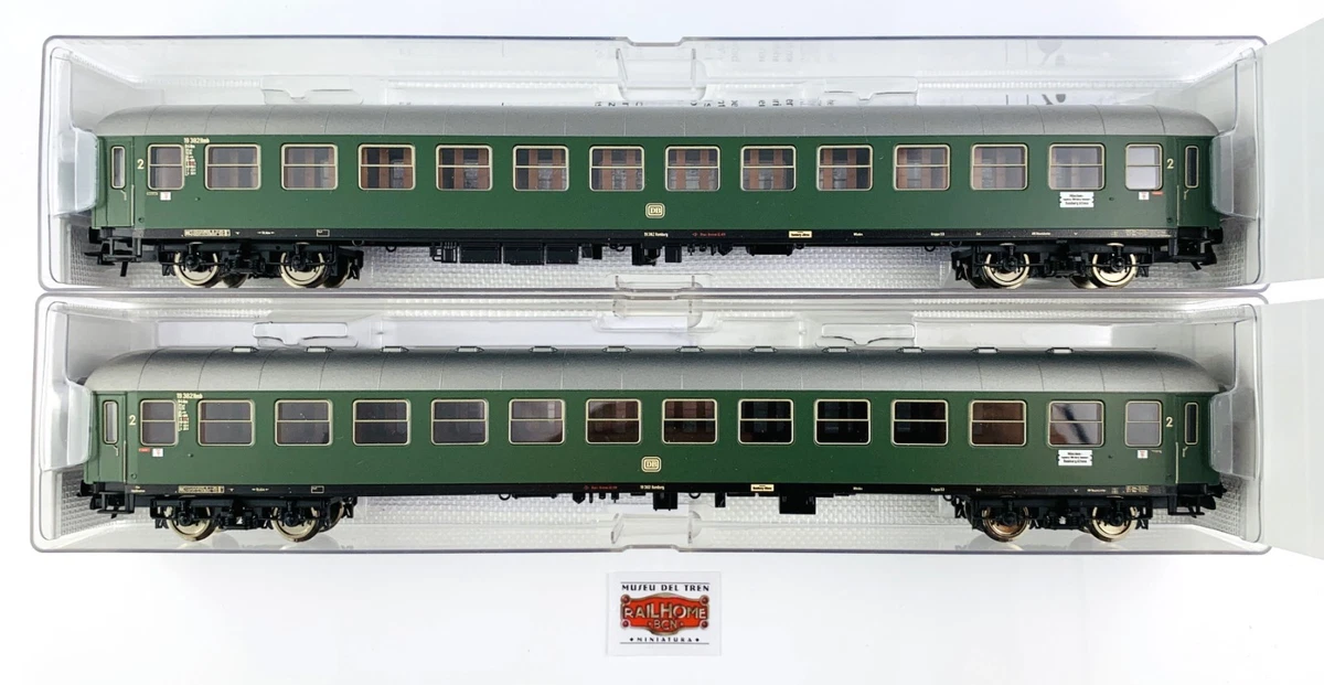 CM129 ROCO H0 54451 - LOTE 2 COCHES VIAJEROS DB 2ª CLASE - NUEVOS!