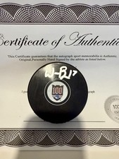 Will Borgen Autographed Signed Rangers Puck COA 100th Anniversary Puck W/ Case