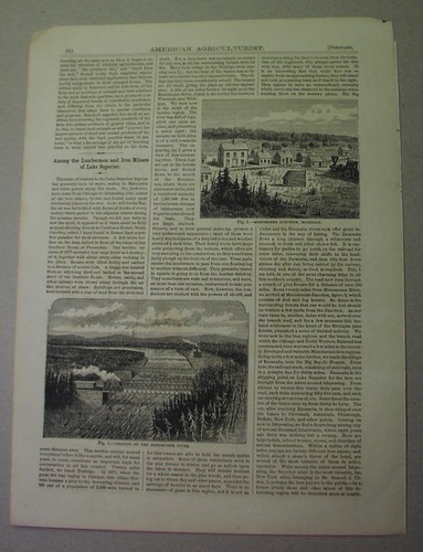 1879: Menominee Michigan, Lake Superior; logging, lumber & iron mines