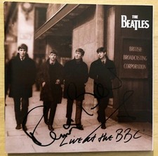 The Beatles Live At The BBC - "Signed" 2 CD Set w/Booklet -SEE DESCRIPTION
