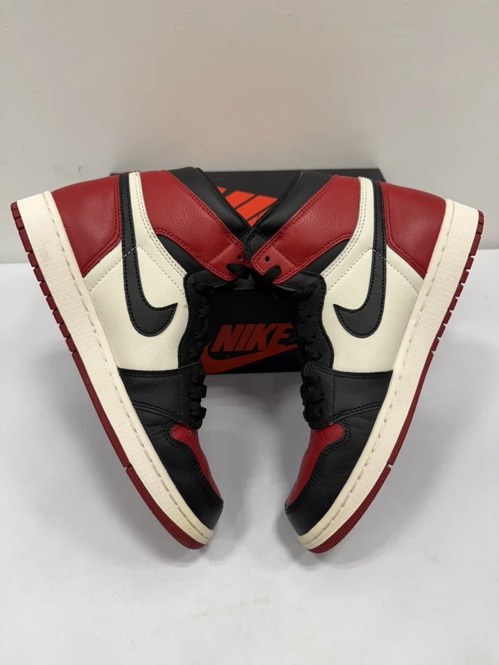 Jordan 1 Retro OG Puntera Alta Criada-Usado 1x-Talla 9 Foto 3 de 4