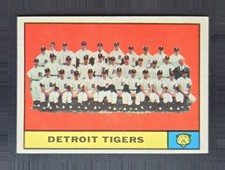 1961 Topps #51 Detroit Tigers Team Card  EX-NM