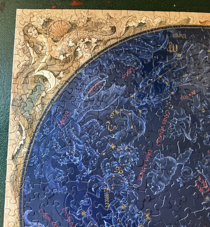 Vintage 1982 Springbok CONSTELLATIONS Zodiac Stars 500+ Piece Puzzle COMPLETE - Image 3 of 4