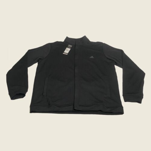 New Adidas Golf Men's Golf Core Wind Full Zip Jacket Black Size Large NWT $80