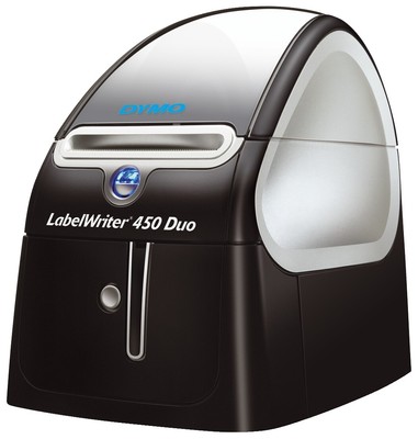 LabelWriter 450 Duo Tischetikettendrucker für LW Etiketten und DYMO D1 Bänder, 1