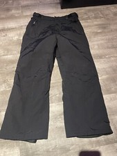 Obermeyer Hydro Block Ski Snow pants men  s Large Black in EUC
