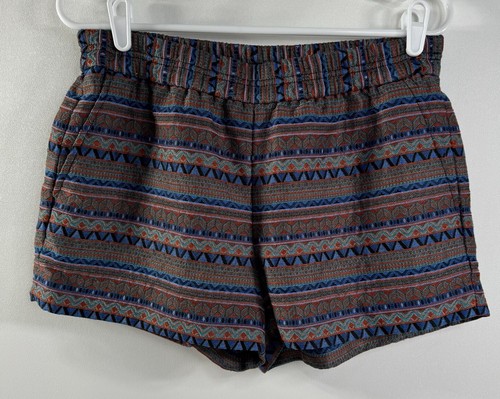Damen J. Crew Boardwalk Jacquard Boho Print Shorts Stil Gr. 8 elegant erdig - Bild 1 von 7