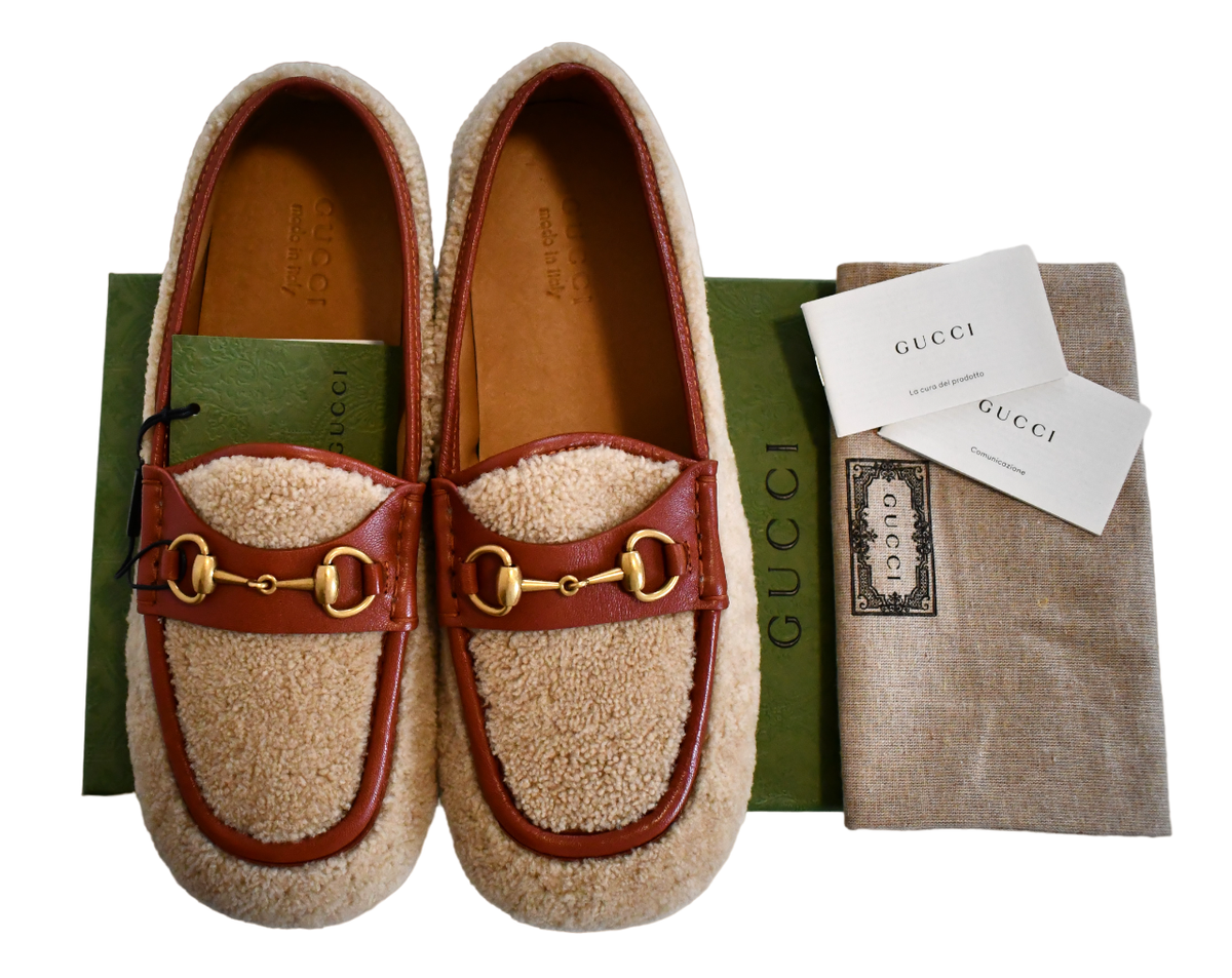 Men’s Gucci Horsebit ivory wool  loafers size 9.5 made in Italy. Gucci Loafer White Casual Shoes for Men for sale - eBay main image 3
