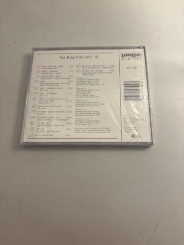 NAT KING COLE THE TRIO RECORDINGS Vol. 5 CD 1991 LASERLIGHT DIGITAL NEW & SEALED - Picture 2 of 2