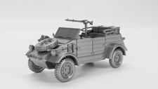 WW2 KUBELWAGEN TEDESCO STAMPATO IN 3D, MOLTE SCALE DISPONIBILI