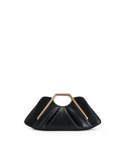 JW PEI Women's Lila Metal Frame Clutch Black