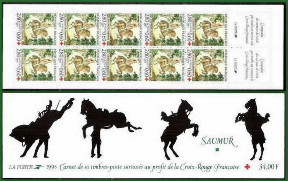 France Carnet croix rouge 1995 SAUMUR - Photo 1/1