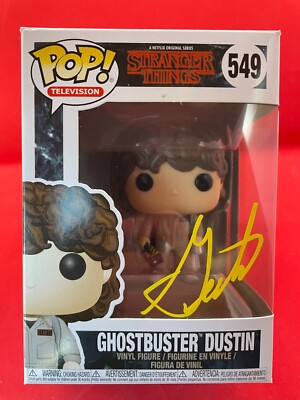 GATEN MATARAZZO signed Autogramm Funko Pop STRANGER THINGS in Person autograph