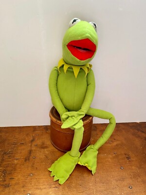 Vintage Disney Kermit The Frog Plush 20