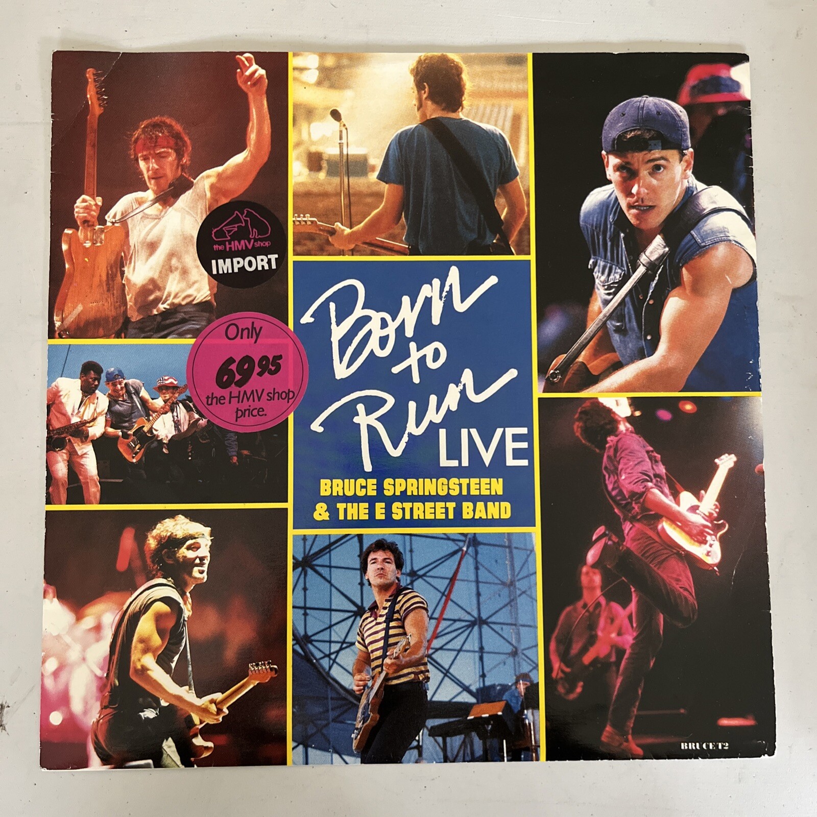 BRUCE SPRINGSTEEN BORN TO RUN LIVE 1986 12 INCH SINGLE