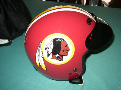 NFL Washington Redskins BBH Medium 3/4 Motorcycle Helmet NIB w/Tags