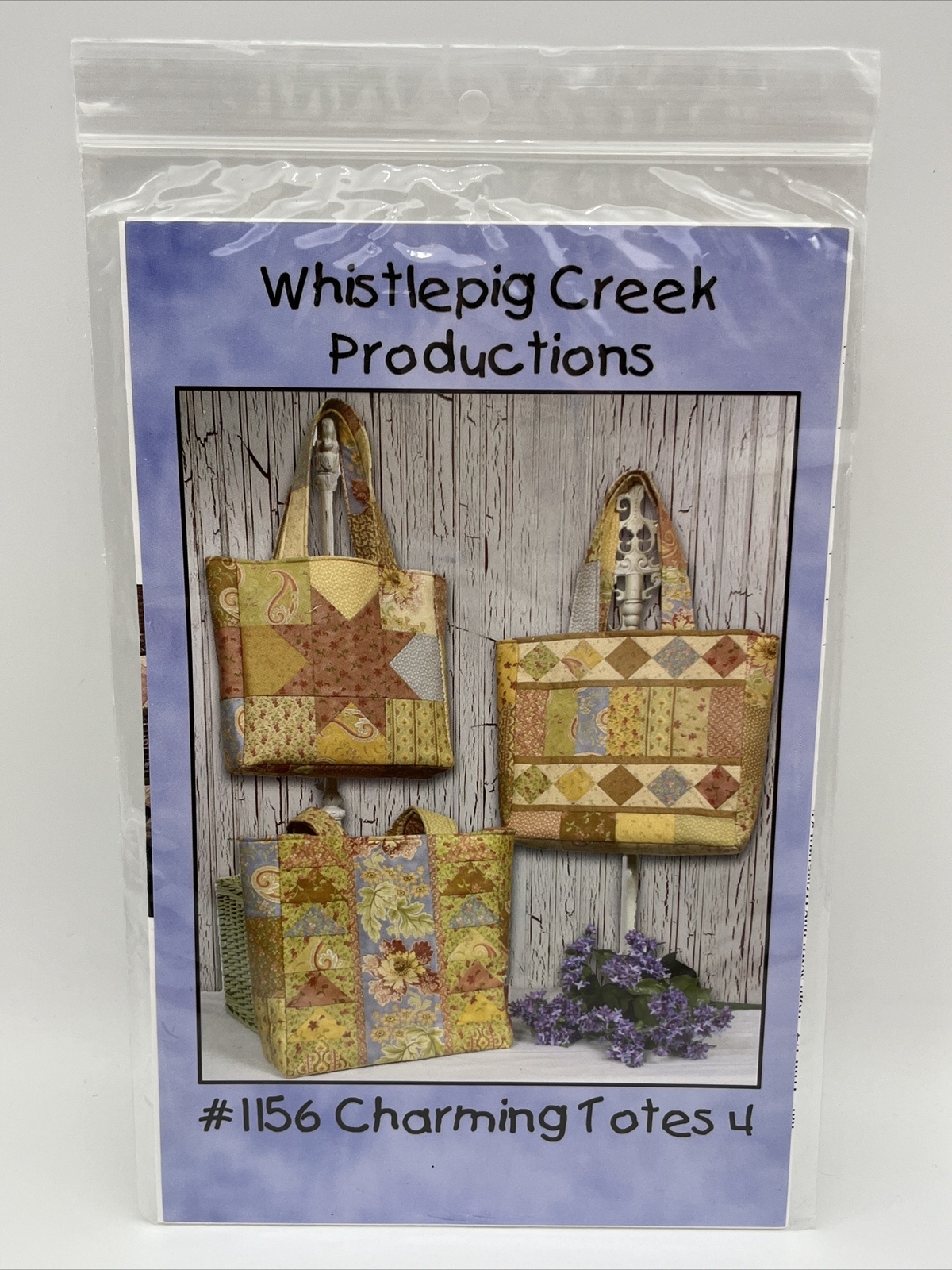 Charming Totes 4 Sewing Pattern Whistlepig Creek Production 1156 Quilt ...