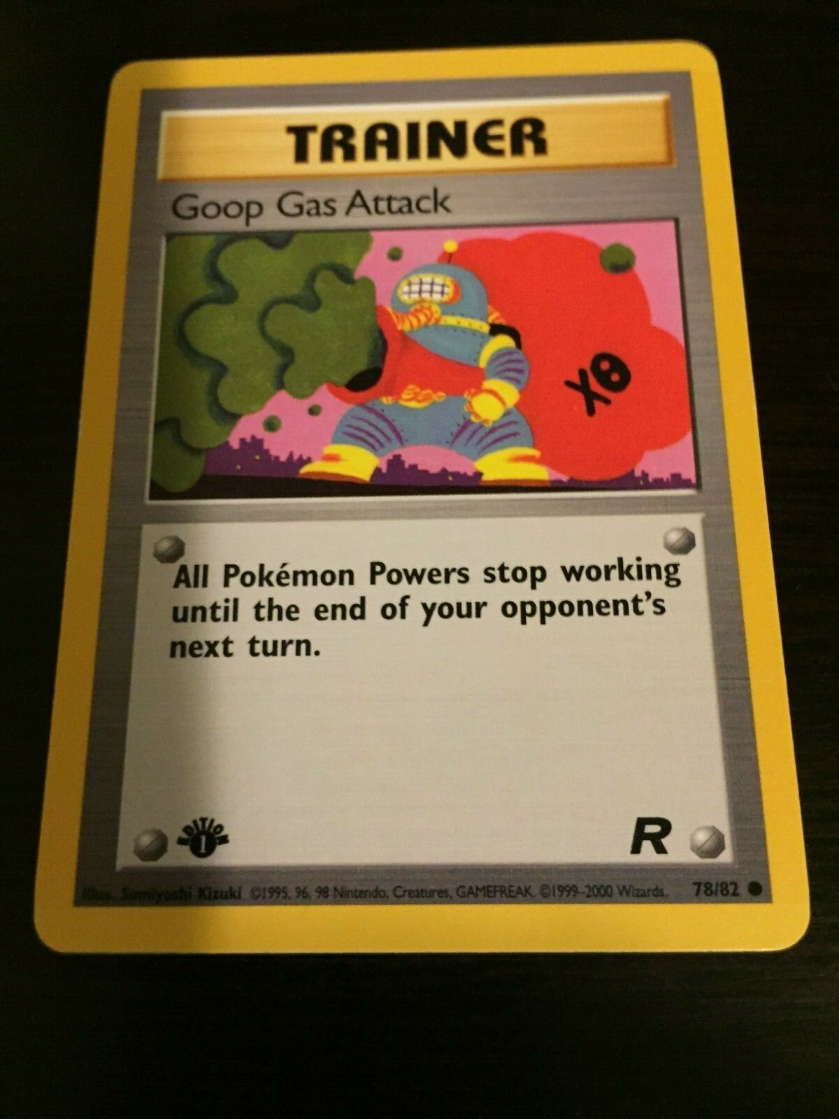 Pokemon TCG Goop Gas Attack 78/82 Team Rocket 1st Edition NM/MINT