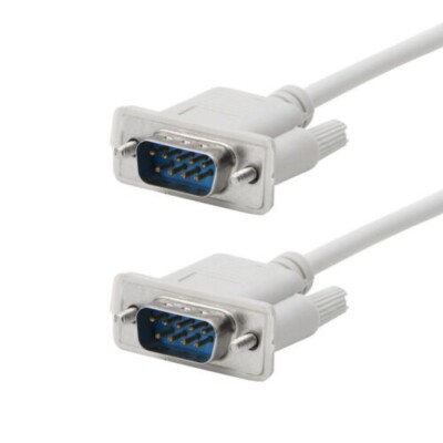 BLACK BOX 6ft 9 Pin Serial Cable M-MRS232 Straight Through Cord DB9 RS-232 Wire