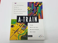 A-Train Maxis Prima Games Strategy Guide Book *Rare *price stickers