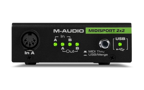 M-Audio MIDISport 2x2 Anniversary Edition 2-in/2-out MIDI interface - Brand New! - Picture 2 of 3