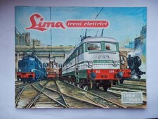 LIMA TRENI ELETTRICI 1964 1965 treno trenino catalogo brochure vintage