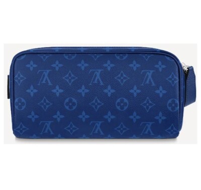 Louis Vuitton M30849 Cobalt Taigarama Toiletry Bag/Dopp Kit | eBay