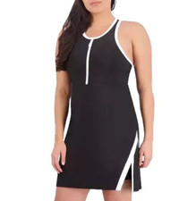 SAGE Ladies' Active Dress with Shorts, Black, Sz: L