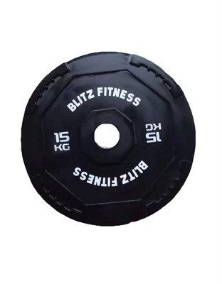 Schwarze Gummi Bumper Plates von Blitz Fitness
