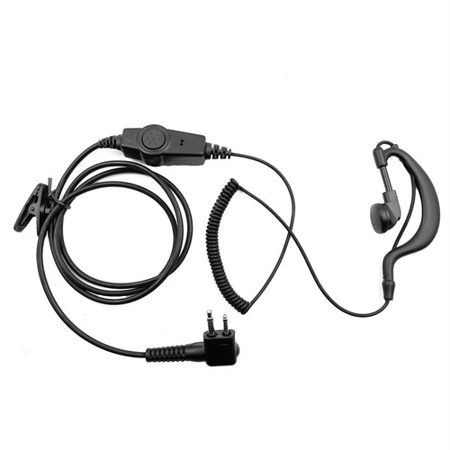 Walkie Talkie Hörmuschel 2 Pin G-Shape Headset für Motorola Hytera Funkgeräte - Zdjęcie 6 z 6