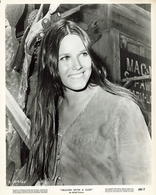 Heaven With A Gun 1969 Movie Photo 8x10 Barbara Hershey Western Pin Up *P96a