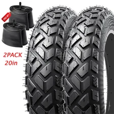 2-PCS 20" Heavy Duty Fat E-Bike Tires 20"x4.0" and 2PCS Bike Inner Tube