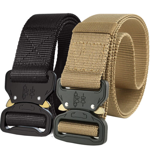 Cinturón Unisex Hebilla de Liberación Rápida Ajustable Resistente Nylon Correa Cinturón - Imagen 19 de 23