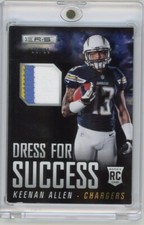 Keenan Allen 2013 Panini Rookies & Stars Dress For Success Jersey PATCH /25