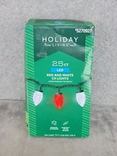 Holiday Living 25 Ct LED Lights Red & White 13-Ft Steady Indoor/Outdoor 5270927