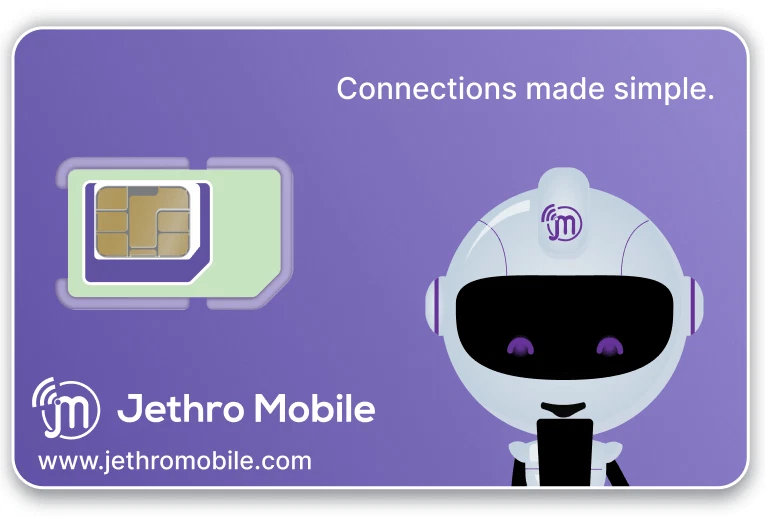 $4.60/Mo Jethro Mobile Prepaid Phone Plan: 500MB Data, 500 Talk & Text SIM Card - Image 2 of 4