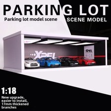 1/18 Large Ceiling LED Car Model Display Case...