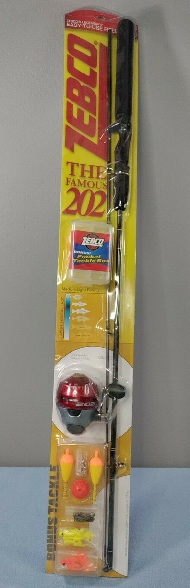 Rod Combo Zebco 404 Fishing Pole Fishing Rods Free Shipping! Zebco