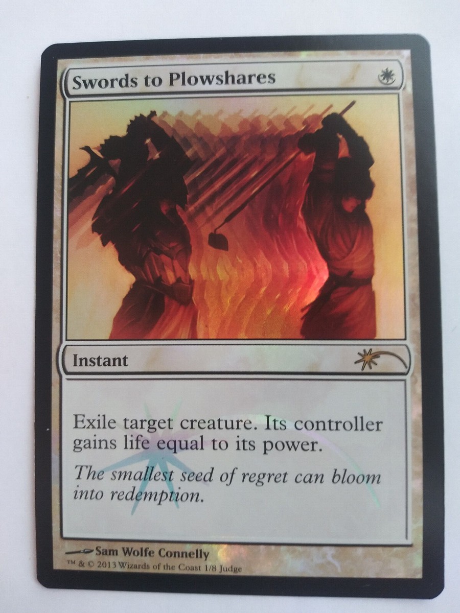[EN]Swords to Plowshares[J13][Foil]×3 MTG Swords to Plowshares FOIL (Judge Gift Cards 2013/J13