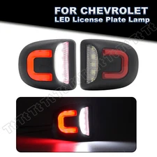 For 1999-2013 Chevy Silverado GMC Sierra 1500 2500 3500 LED License Plate Lights