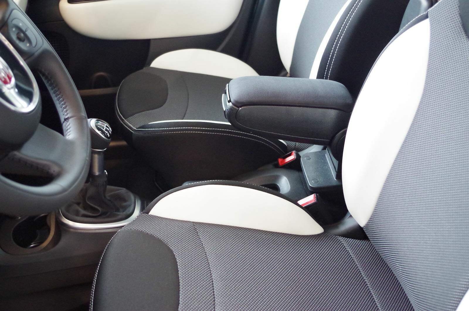 Accoudoir Fiat 500L console centrale noire accessoire intérieur 2012-2018
