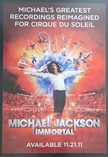 Michael Jackson, Immortal 27x40 Original One Sheet Album Promo Poster